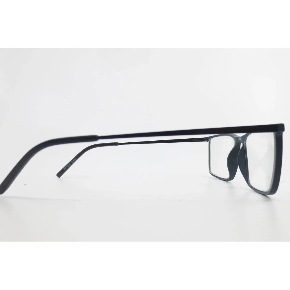 MP 20202 Blue Rectangular Eyeglasses Frames 54-16-150 Matte Navy Mens Womens